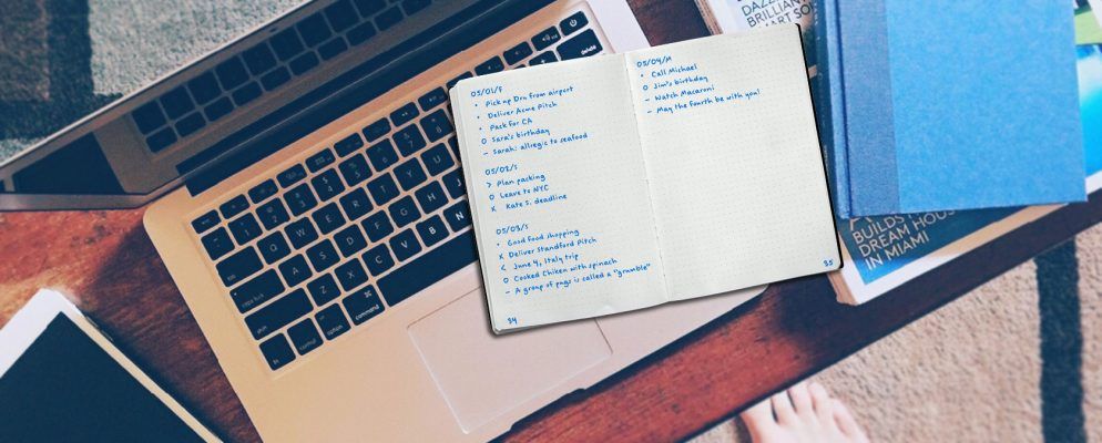 在Mac上使用提醒，日历或便笺创建Bullet日记