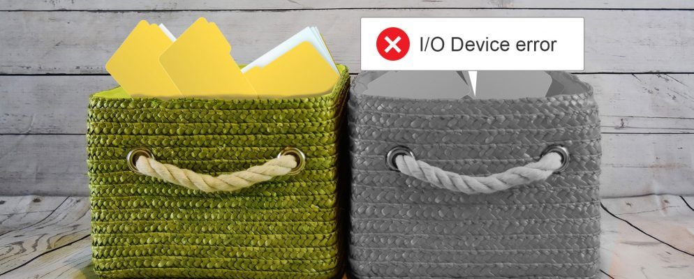 如何修复Windows中的磁盘I / O错误