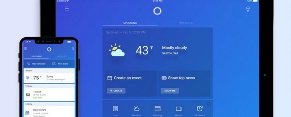 您现在可以在iPad上使用Microsoft Cortana