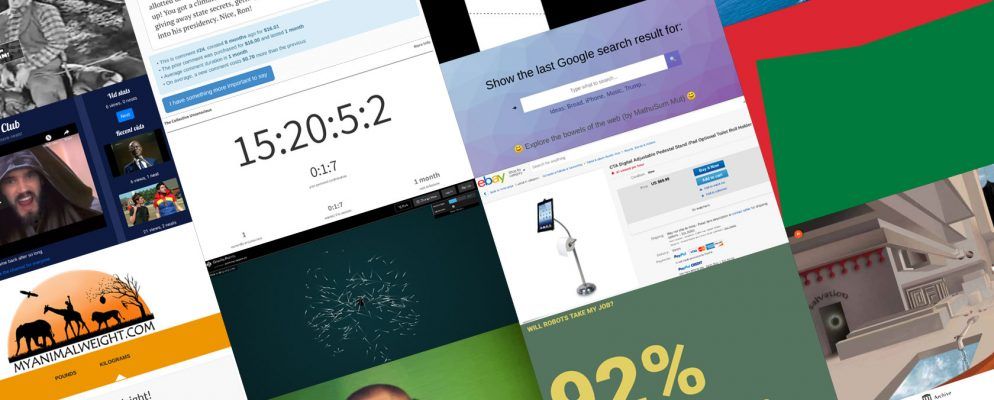 很奇怪却很酷：您从未见过的25个最奇怪的网站