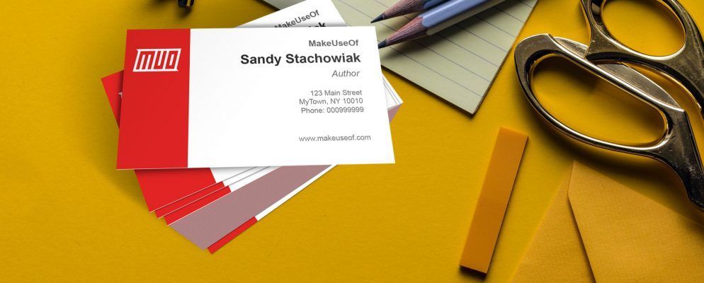 如何用模板在Microsoft Word中制作免费名片