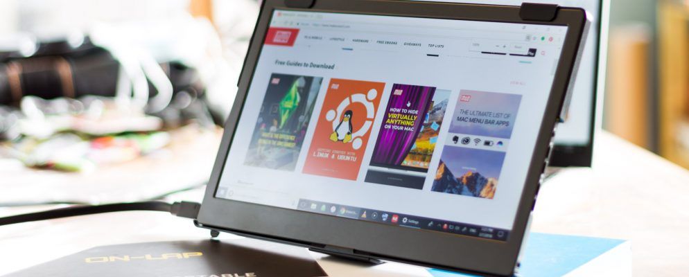 GeChic On-Lap 1305H便携式显示器评论：不需要驱动程序的最佳便携式显示器