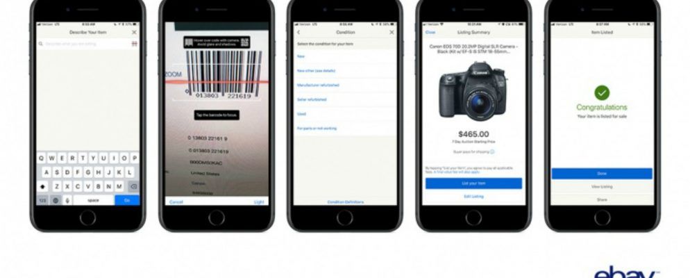 您现在可以在秒内在eBay上列出商品