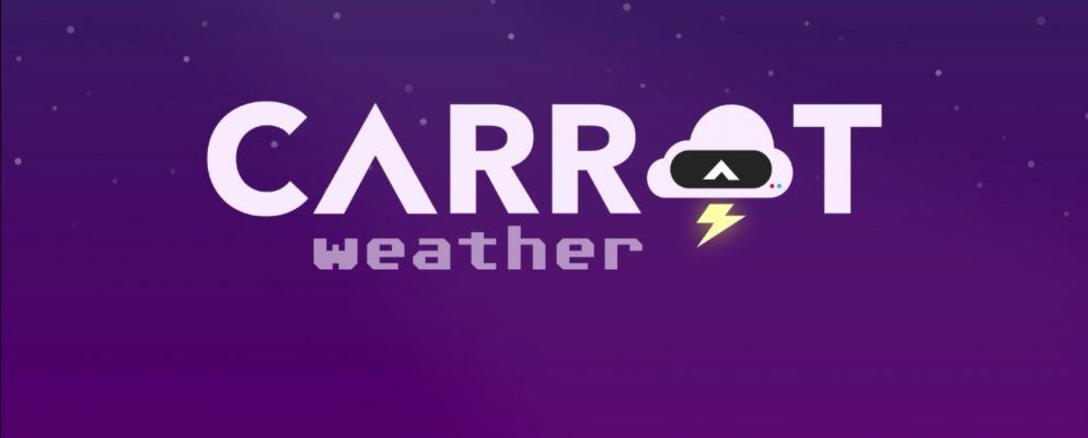 肮脏的胡萝卜天气应用程序登陆Android