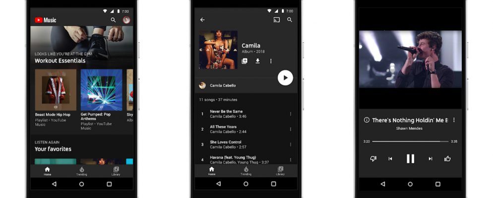 Google推出YouTube音乐和YouTube高级版