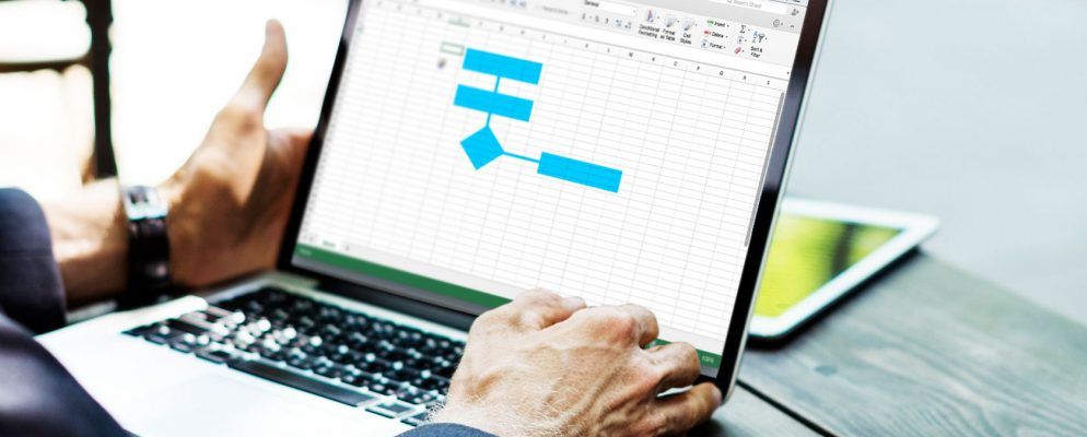如何在Excel中创建流程图