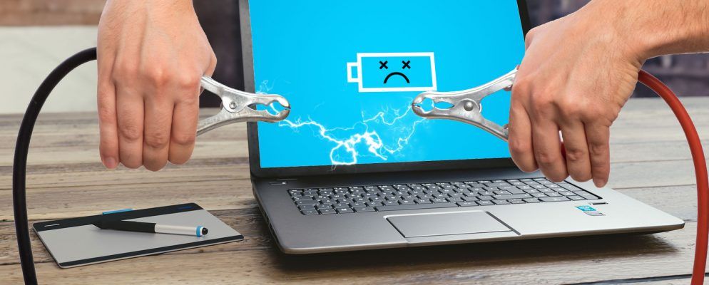 如何快速启动笔记本电脑用完的电池:3种方法进行比较