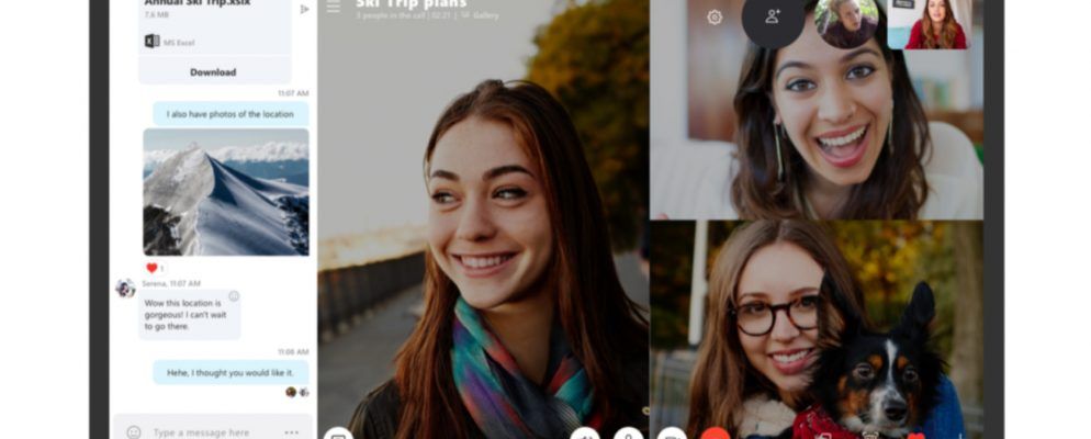 Microsoft启动桌面版Skype 8.0
