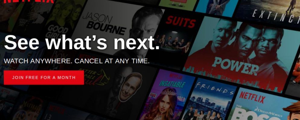 Netflix测试情节之间播放广告