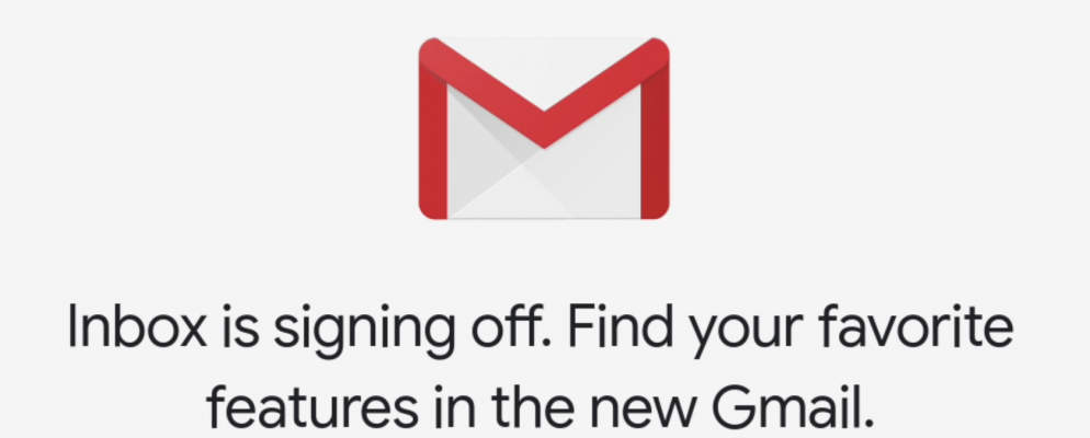 谷歌正在杀死收件箱以专注于Gmail
