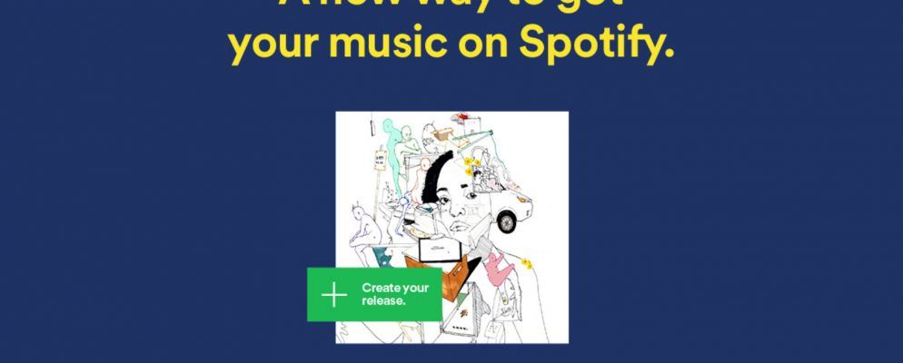 Spotify邀请独立艺术家上传自己的音乐