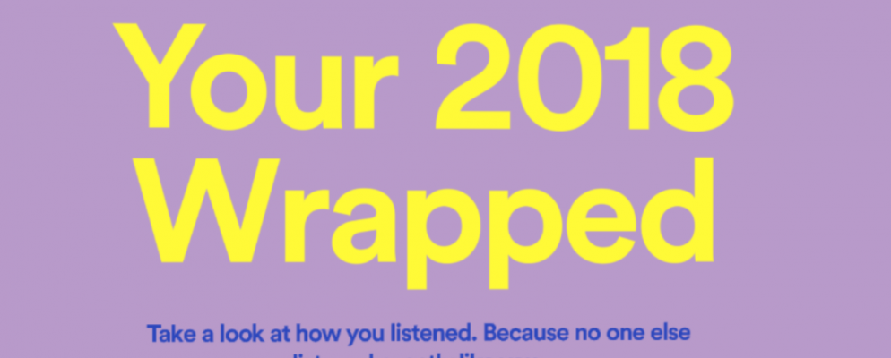 Spotify Wrapped 2018揭示了您的流媒体习惯