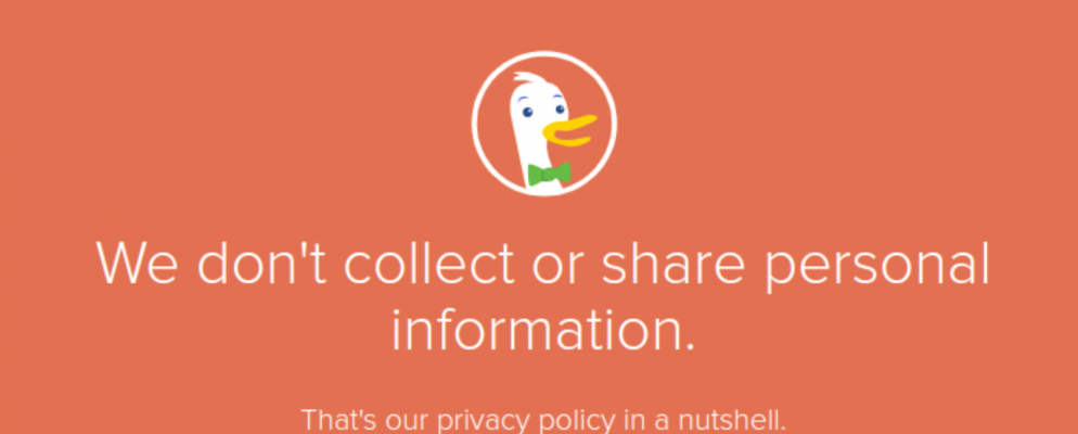 DuckDuckGo拒绝使用浏览器指纹识别