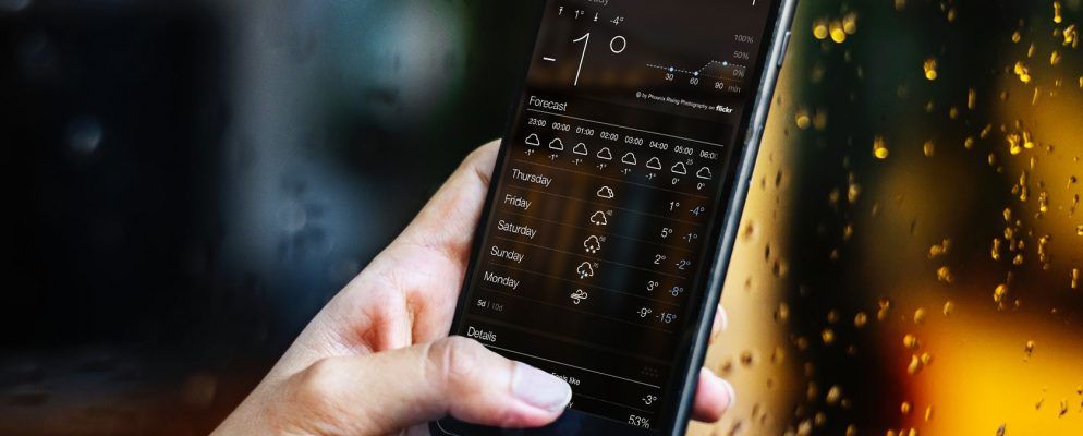 iPhone的7种最佳天气应用
