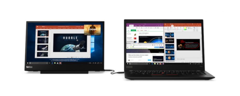 联想推出名为ThinkVision M14的14英寸USB-C显示器