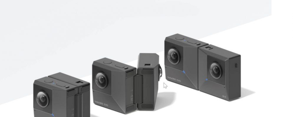 Insta360 EVO是微型,可折叠的3D和VR摄像机