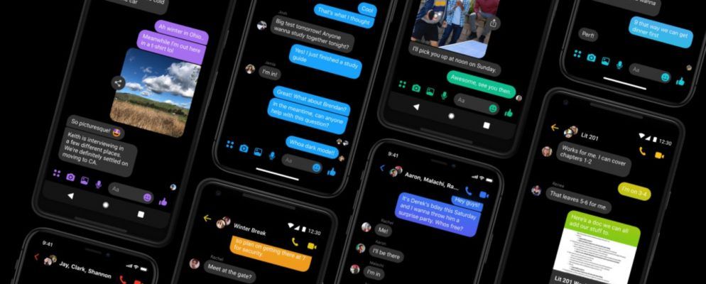 您现在可以启用Facebook Messenger的黑暗模式
