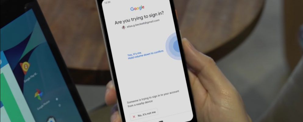 您现在可以将手机用作安全密钥