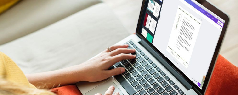 如何使用Canva设计完美的求职信