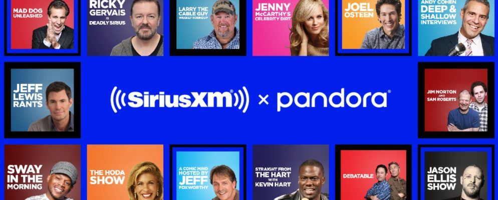 您现在可以在Pandora上收听SiriusXM节目