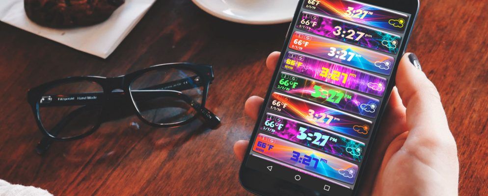 12种最好的免费Android Clock小部件,以时尚的风格讲述时间