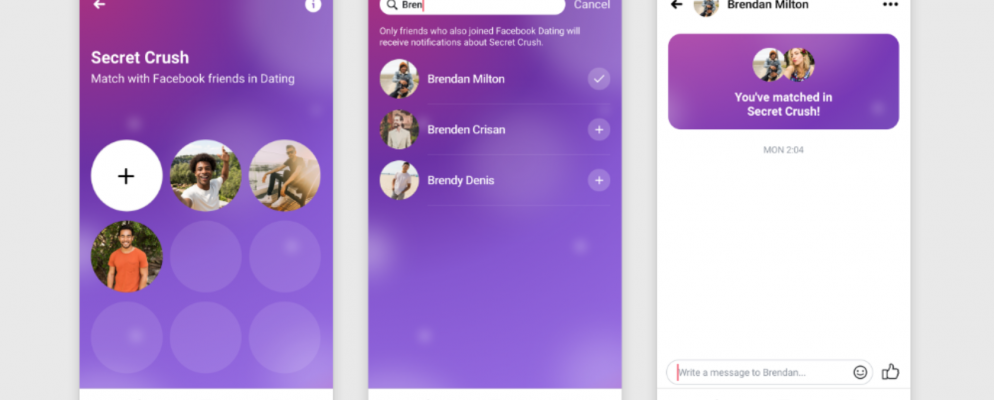 Facebook约会现在具有“秘密暗恋”功能