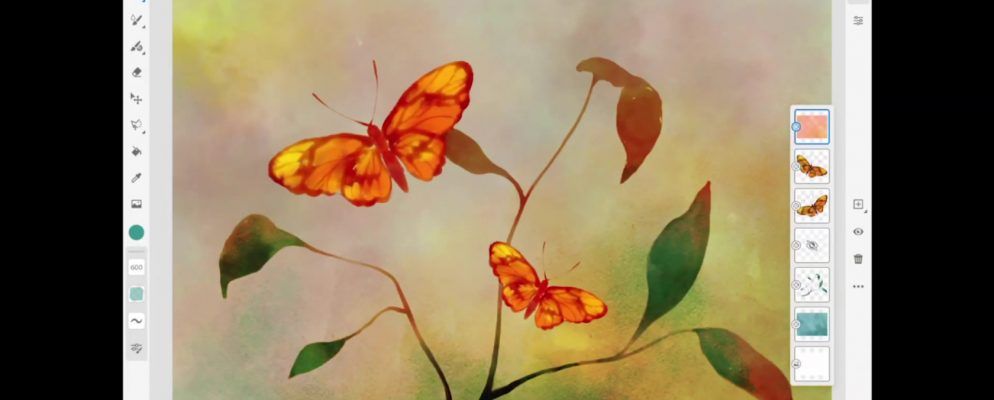 Adobe展示其新的iPad绘图应用程序Fresco