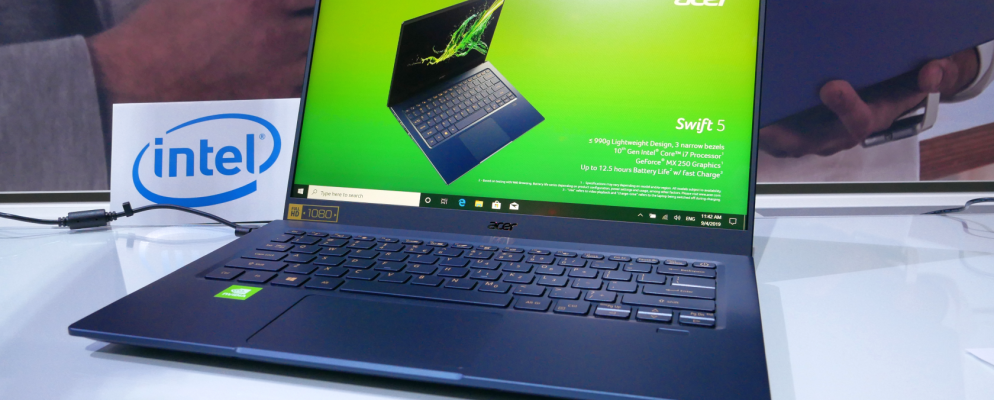 Acer Swift 5：仍然是目前世界上最轻的笔记本电脑，电池寿命延长了50％