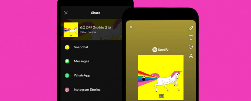 您现在可以在Snapchat上共享Spotify歌曲