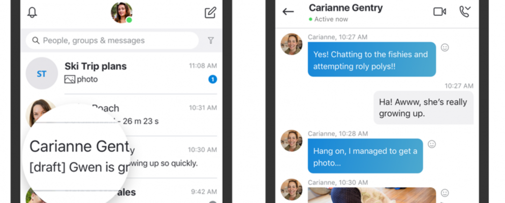 Skype为您的聊天添加了新的消息传递功能