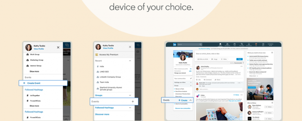 LinkedIn活动可帮助您计划IRL聚会