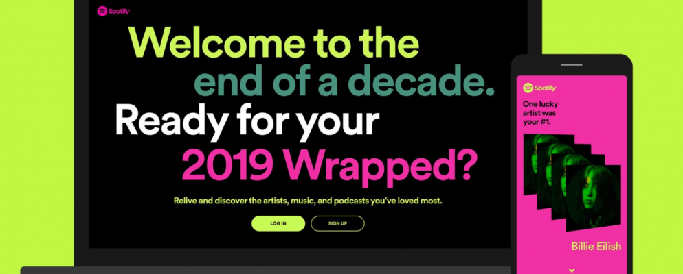 Spotify Wrapped 2019展现您的音乐品味