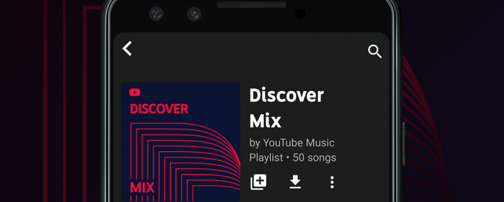 YouTube音乐发布个性化播放列表