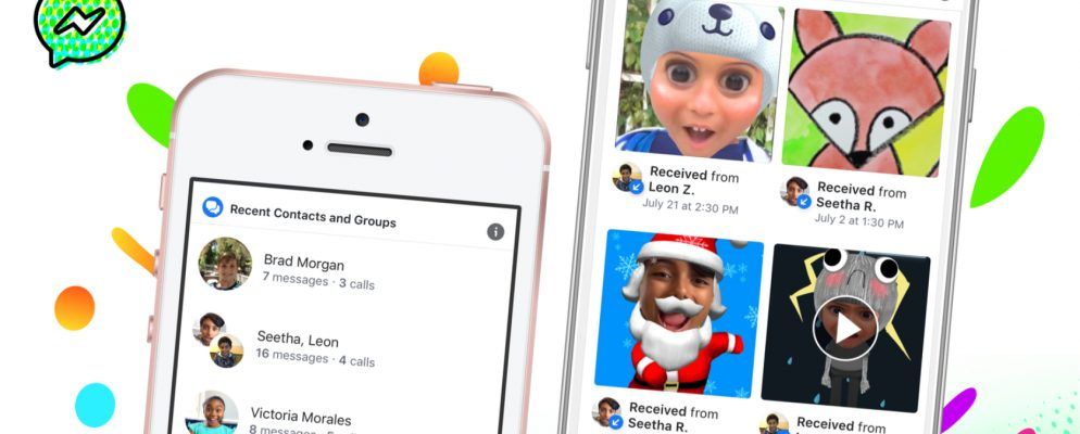 Facebook增加了新的Messenger孩子家长控制