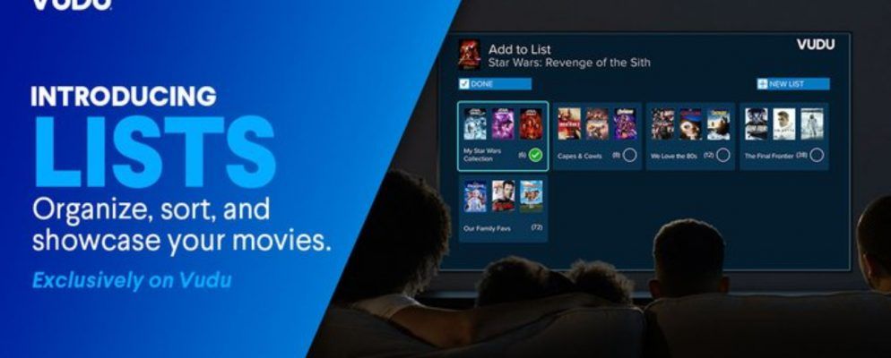 Vudu列表可帮助您组织数字内容