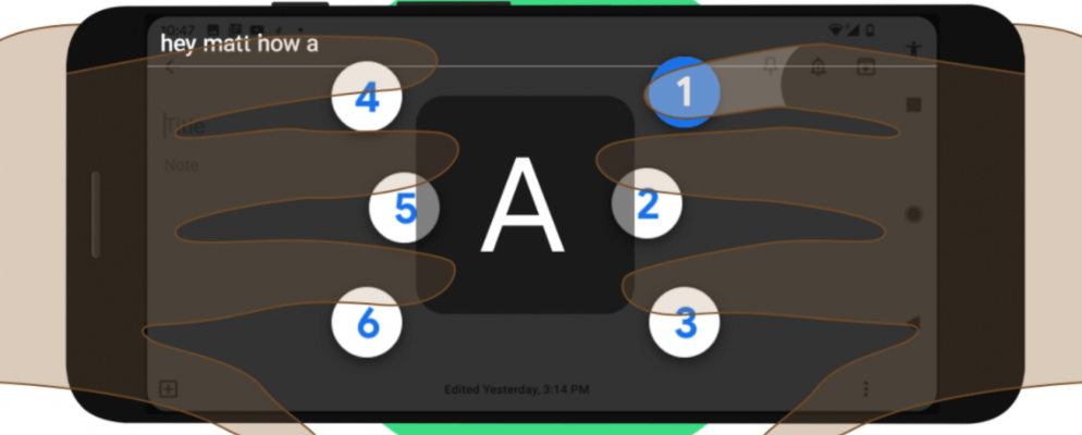 Google推出了适用于Android的盲文键盘