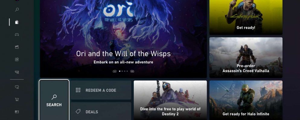 微软重新设计了Xbox商店,因此更易于使用