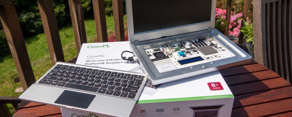 CrowPi 2是您梦Of以求的Raspberry Pi笔记本电脑和电子STEAM研讨会