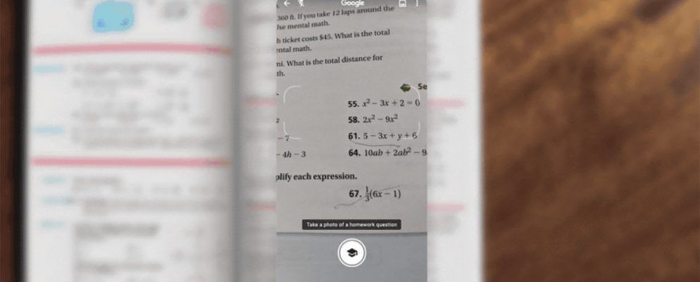 Google镜头现在可以帮助解决数学和科学问题