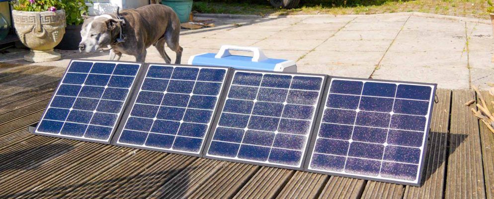 便携式，功能强大的太阳能电池板：Maxoak SP120评估