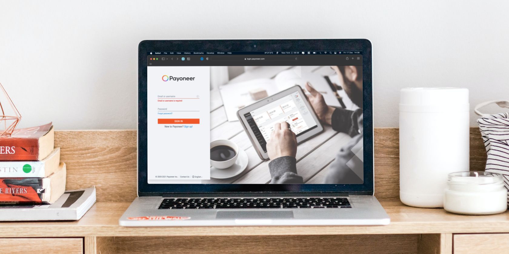 如何在 Payoneer 上更改您的电子邮件地址