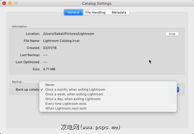 如何备份和还原adobe Lightroom目录 双电网 Pcpc Me